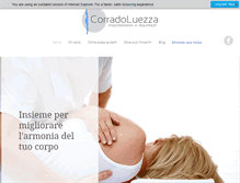 Tablet Screenshot of corradoluezza.com